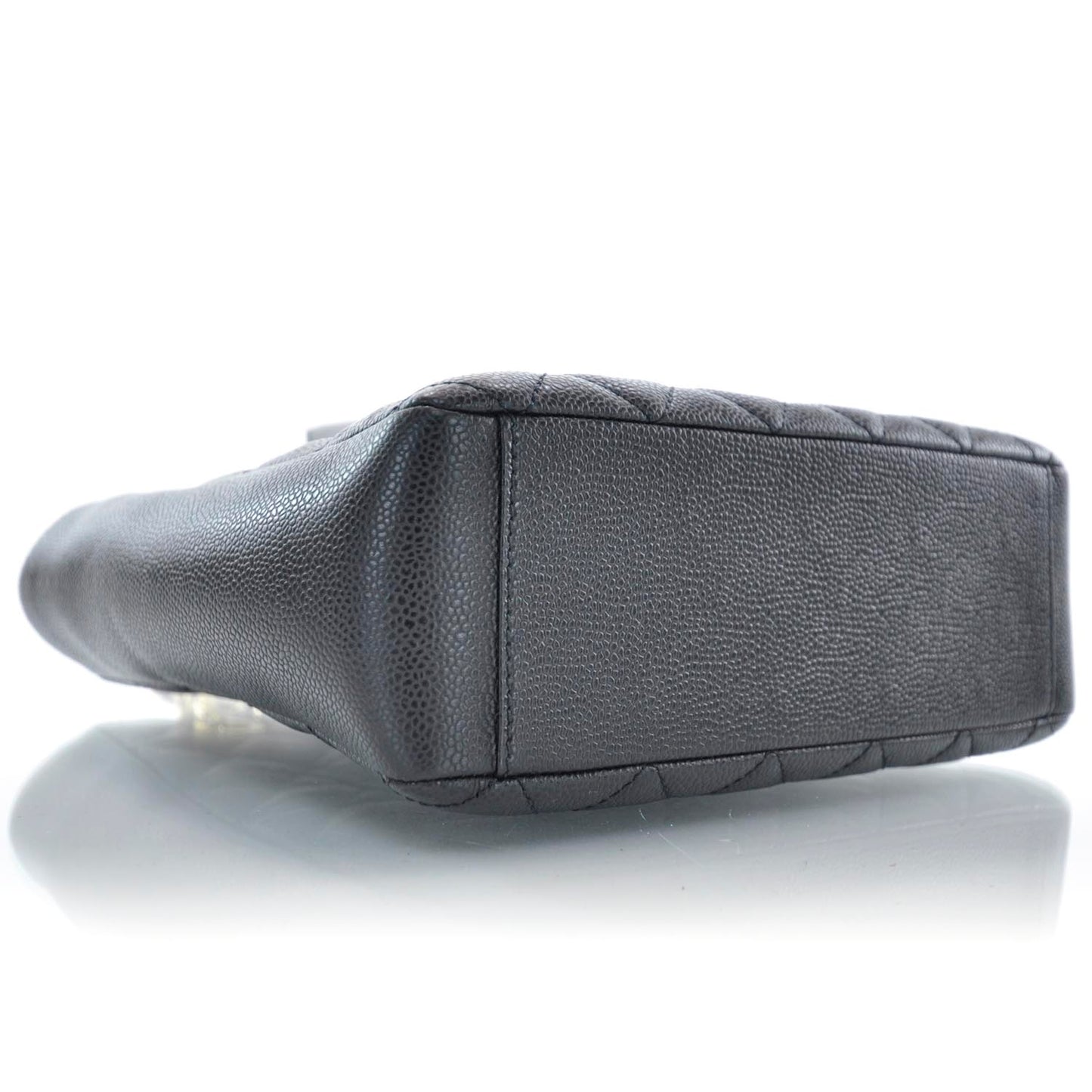 Caviar Petit Shopping Tote PST Black