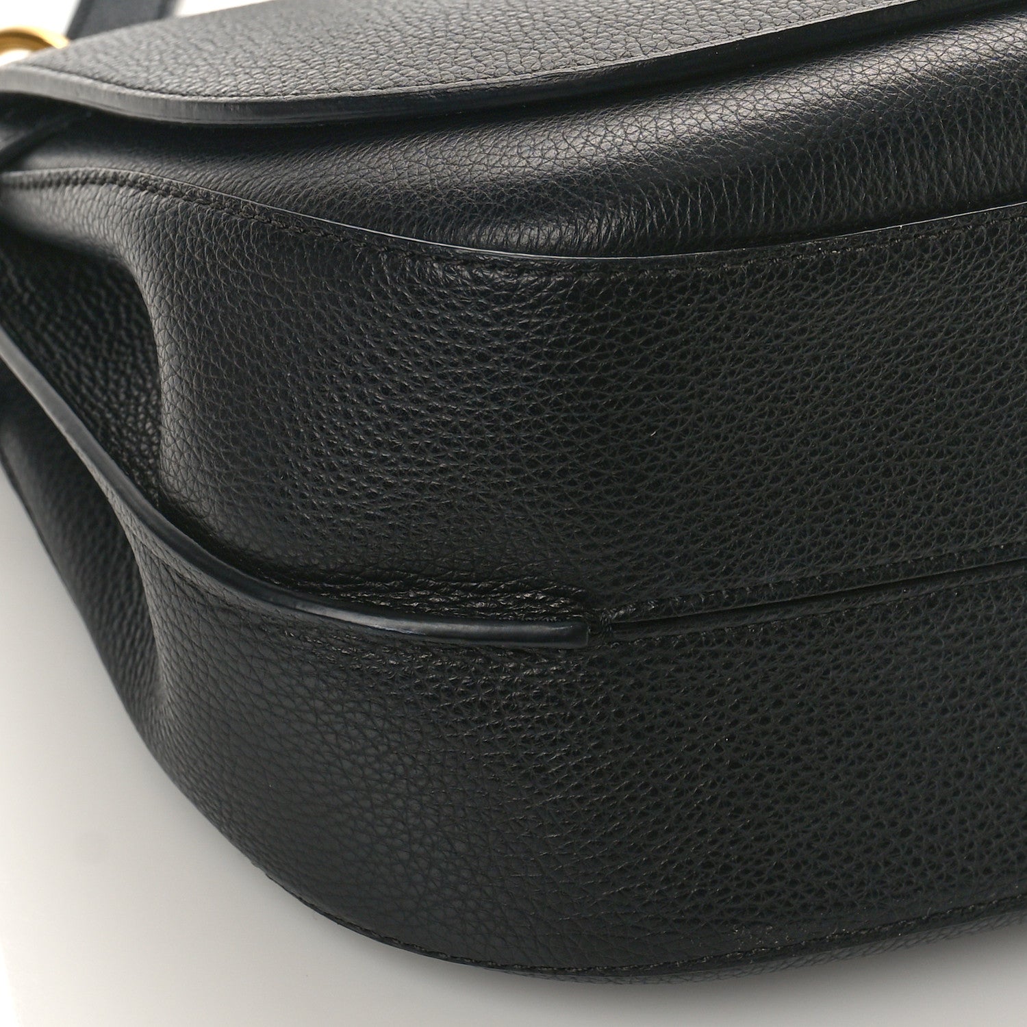 Mulberry Small Classic Grain Calfskin Amberley Satchel Black 7 of 8