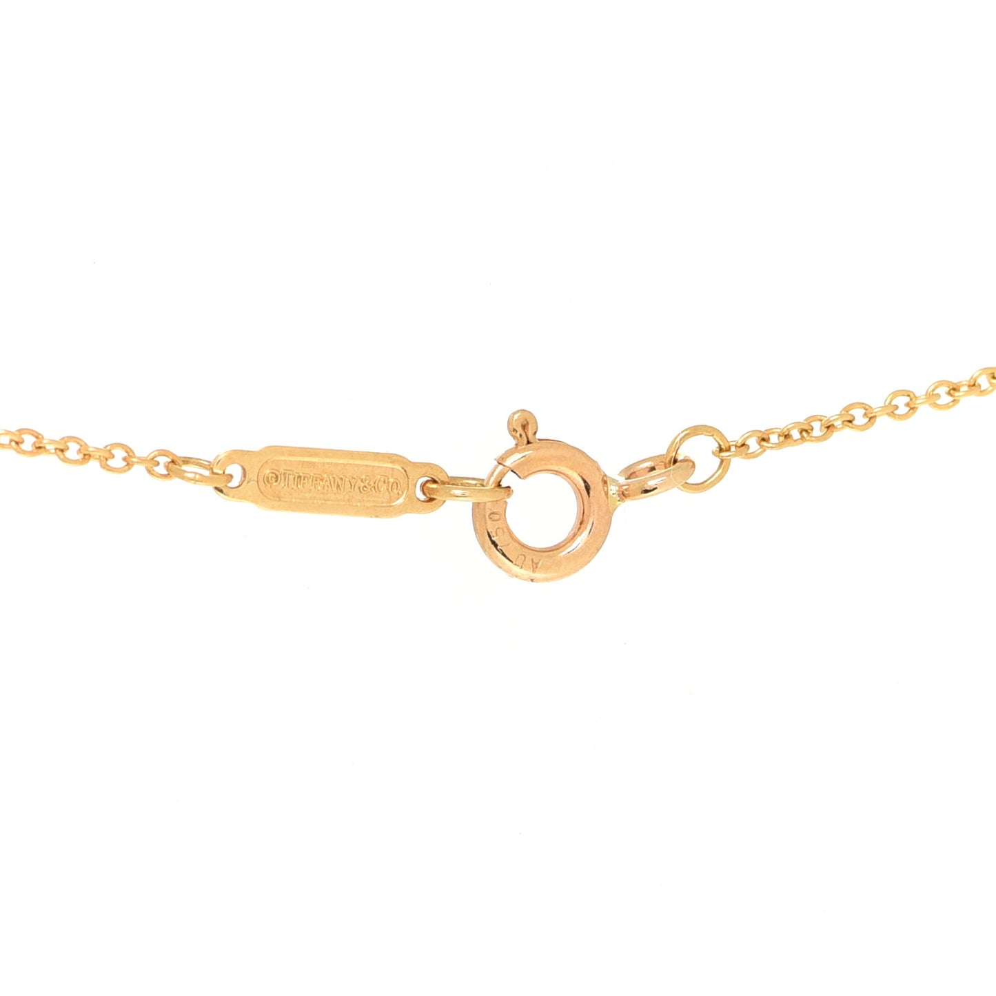 18K Yellow Gold Mini Heart Lock Pendant Necklace