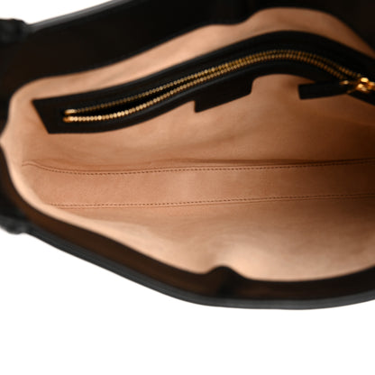 Gucci Boarded Dyana Lux Calfskin Small Jackie 1961 Hobo Black 6 of 11