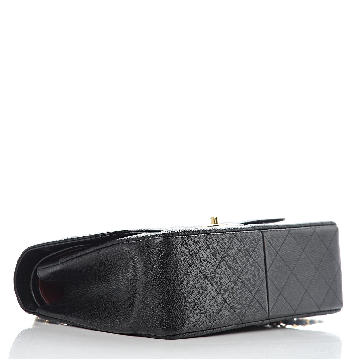 Chanel Caviar Quilted Jumbo Double Flap Black 4 of 10