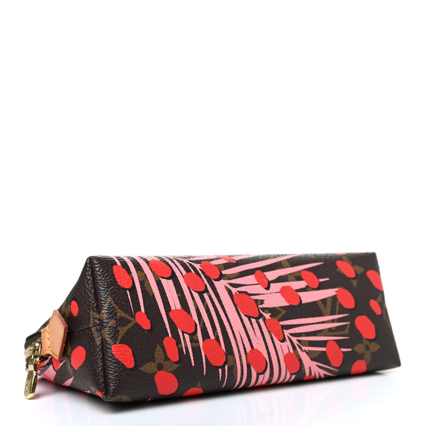 Monogram Jungle Dots Cosmetic Pouch Sugar Pink Poppy