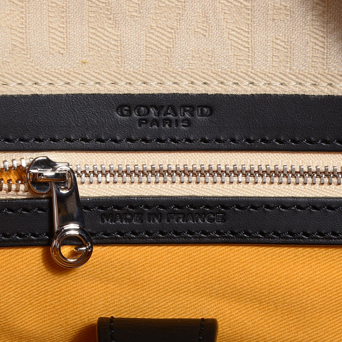 Goyardine Saint Jeanne MM Bowler Black