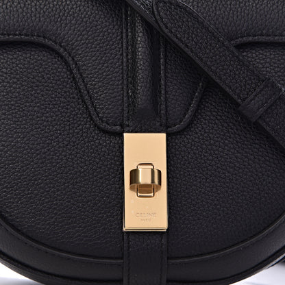 Celine Grained Calfskin Besace Small 16 Black 9 of 11