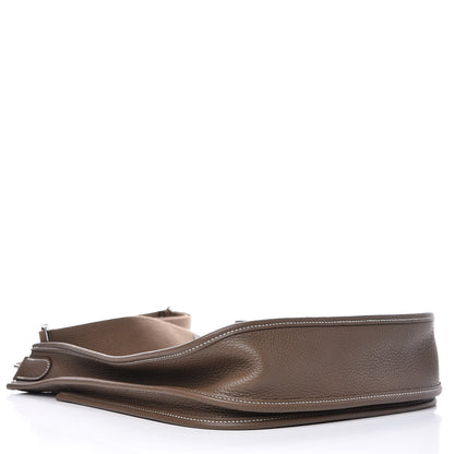 Hermes Taurillon Clemence Evelyne III PM Etoupe 4 of 10