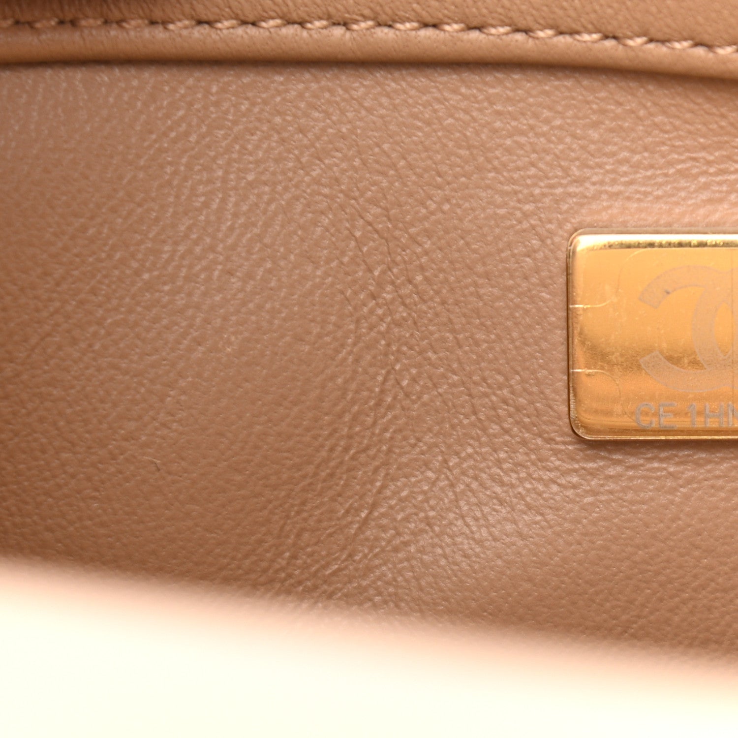 Chanel Lambskin Quilted Mini Pearl Crush Flap Beige 7 of 12