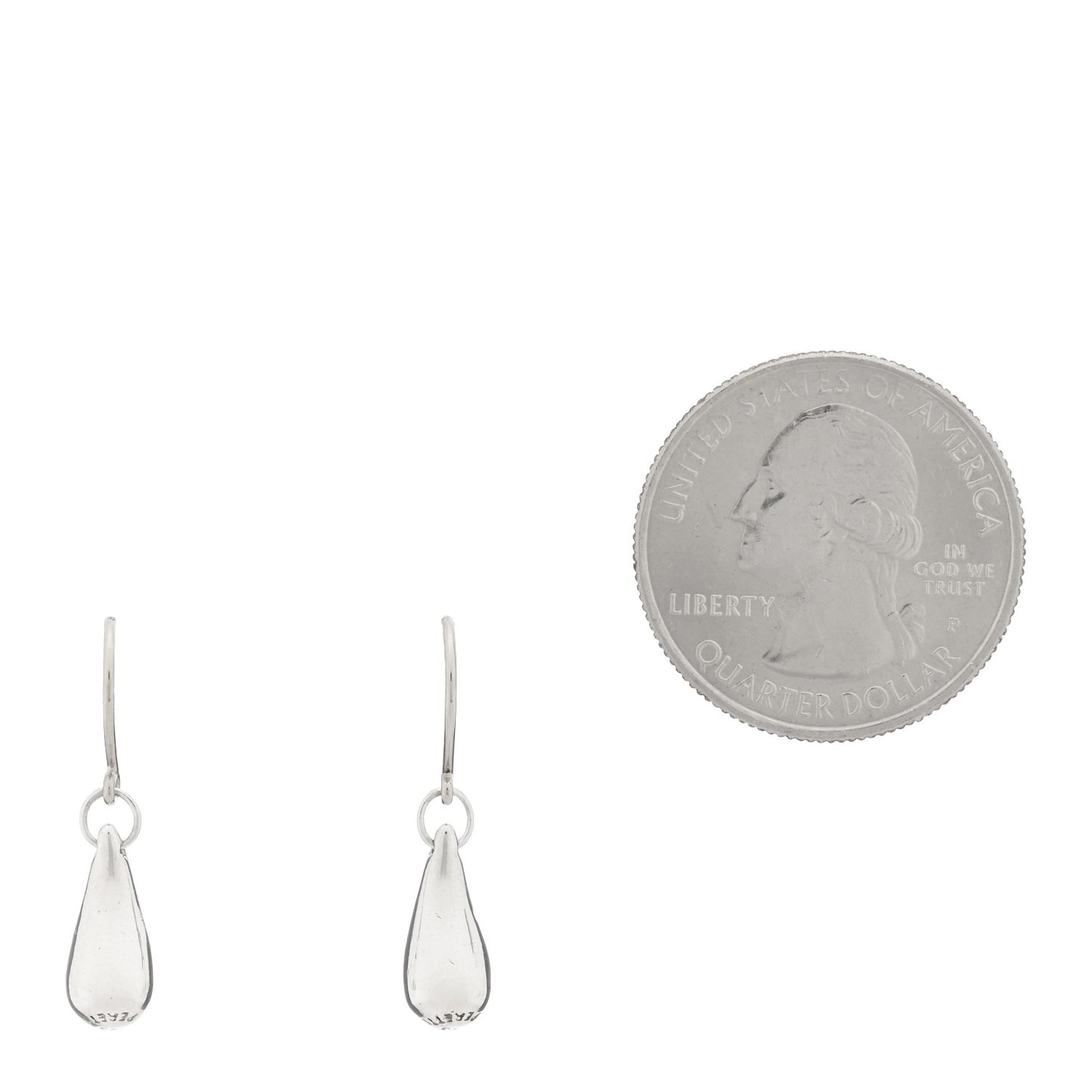 Sterling Silver Elsa Peretti Teardrop Earrings