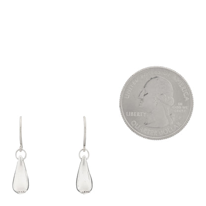 Tiffany Sterling Silver Elsa Peretti Teardrop Earrings 2 of 4