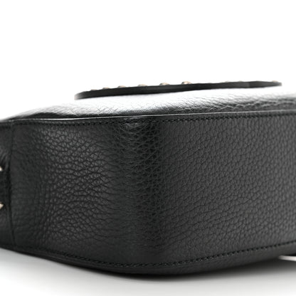 Gucci Pebbled Calfskin Studded Small Soho Disco Bag Black 9 of 10