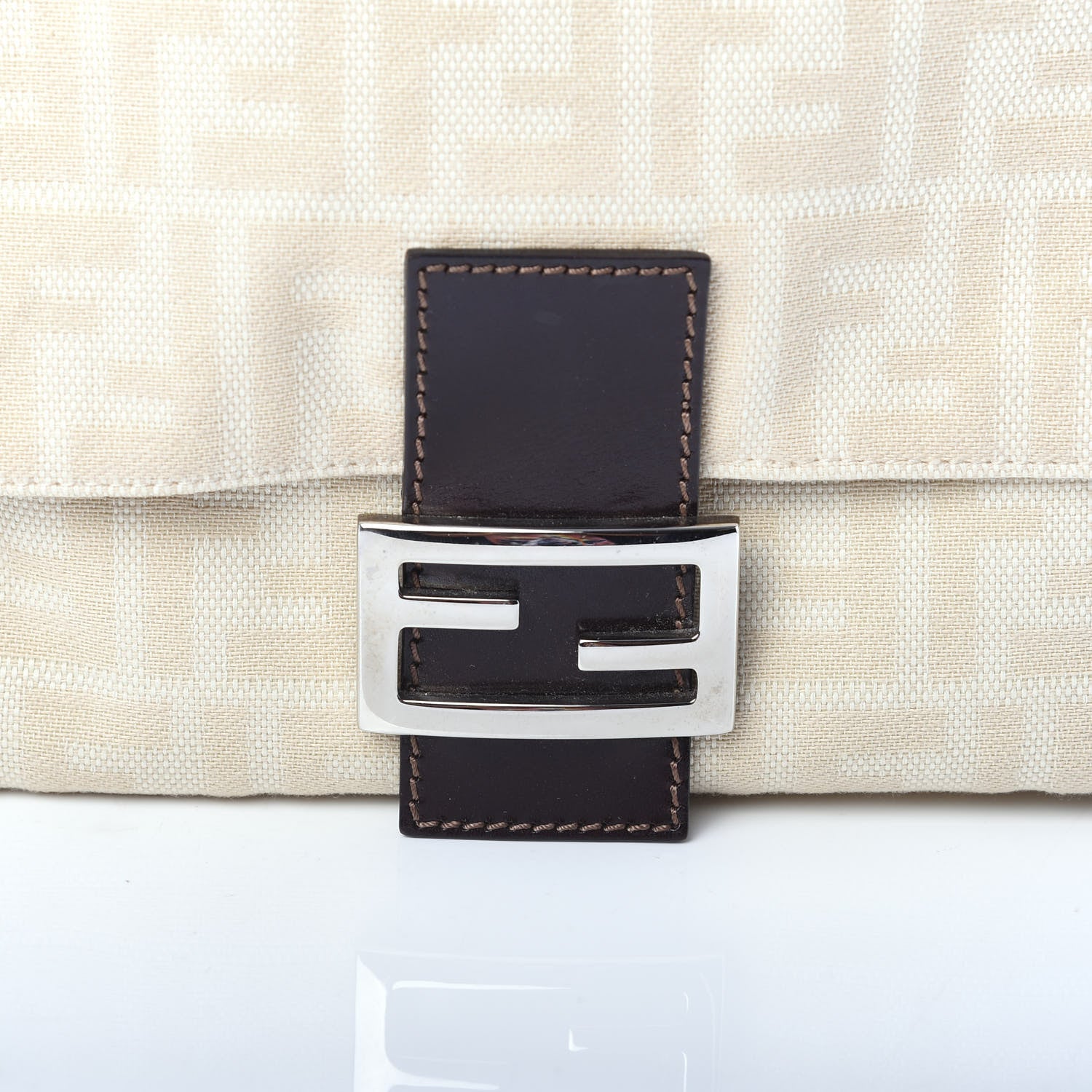 Fendi Zucca Mama Baguette Beige 10 of 11