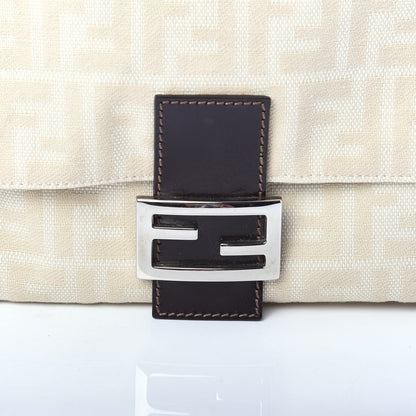 Fendi Zucca Mama Baguette Beige 10 of 11