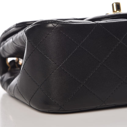 Chanel Lambskin Quilted Mini Square Flap Black 8 of 10