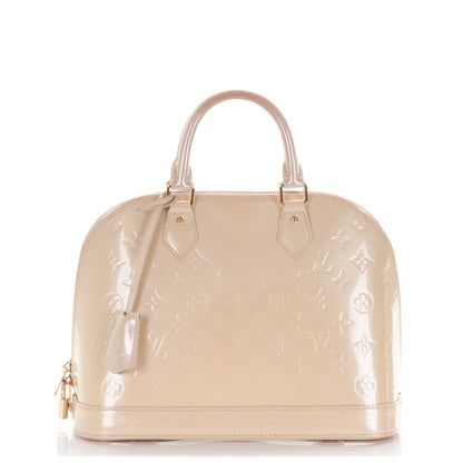 Louis Vuitton Vernis Alma PM Blanc Corail 1 of 7