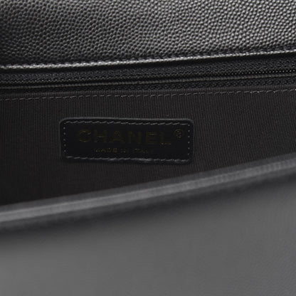 Chanel Caviar Quilted New Medium Boy Flap Black 5 of 10