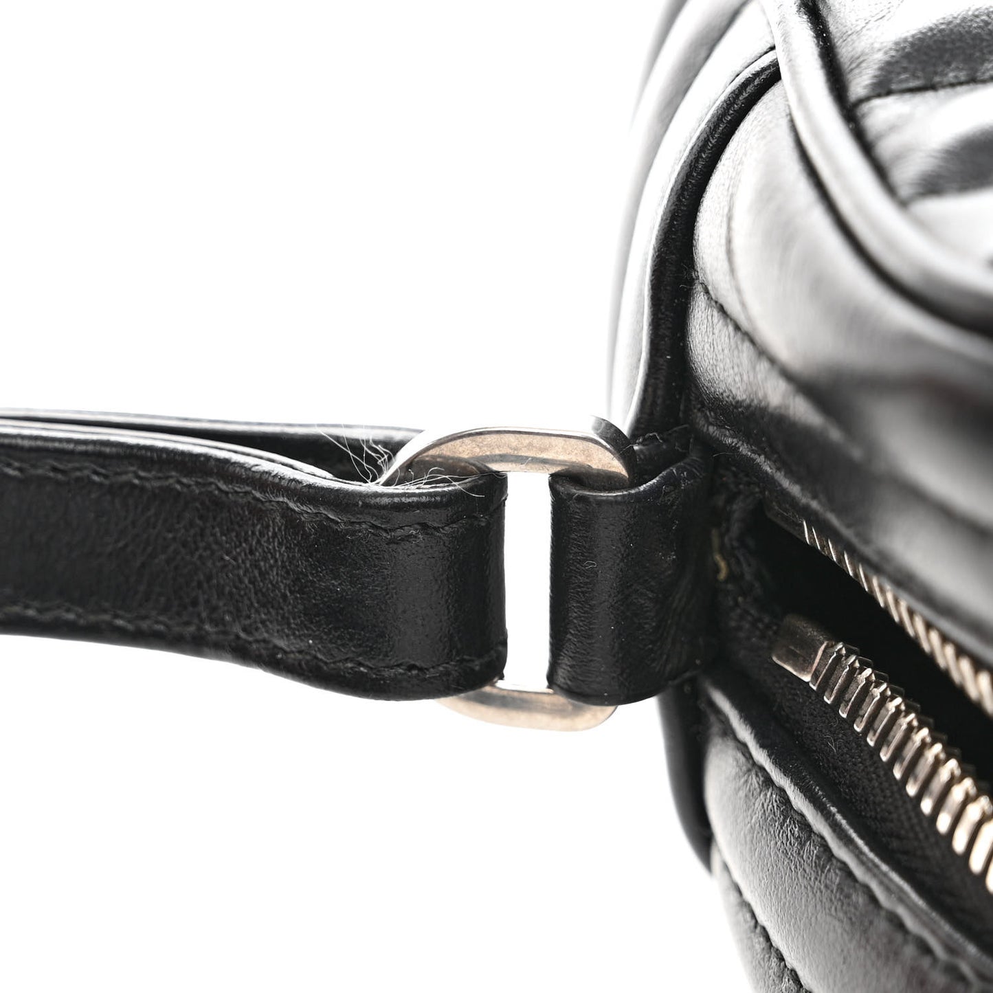 Soft Calfskin Diagramme Camera Bag Black