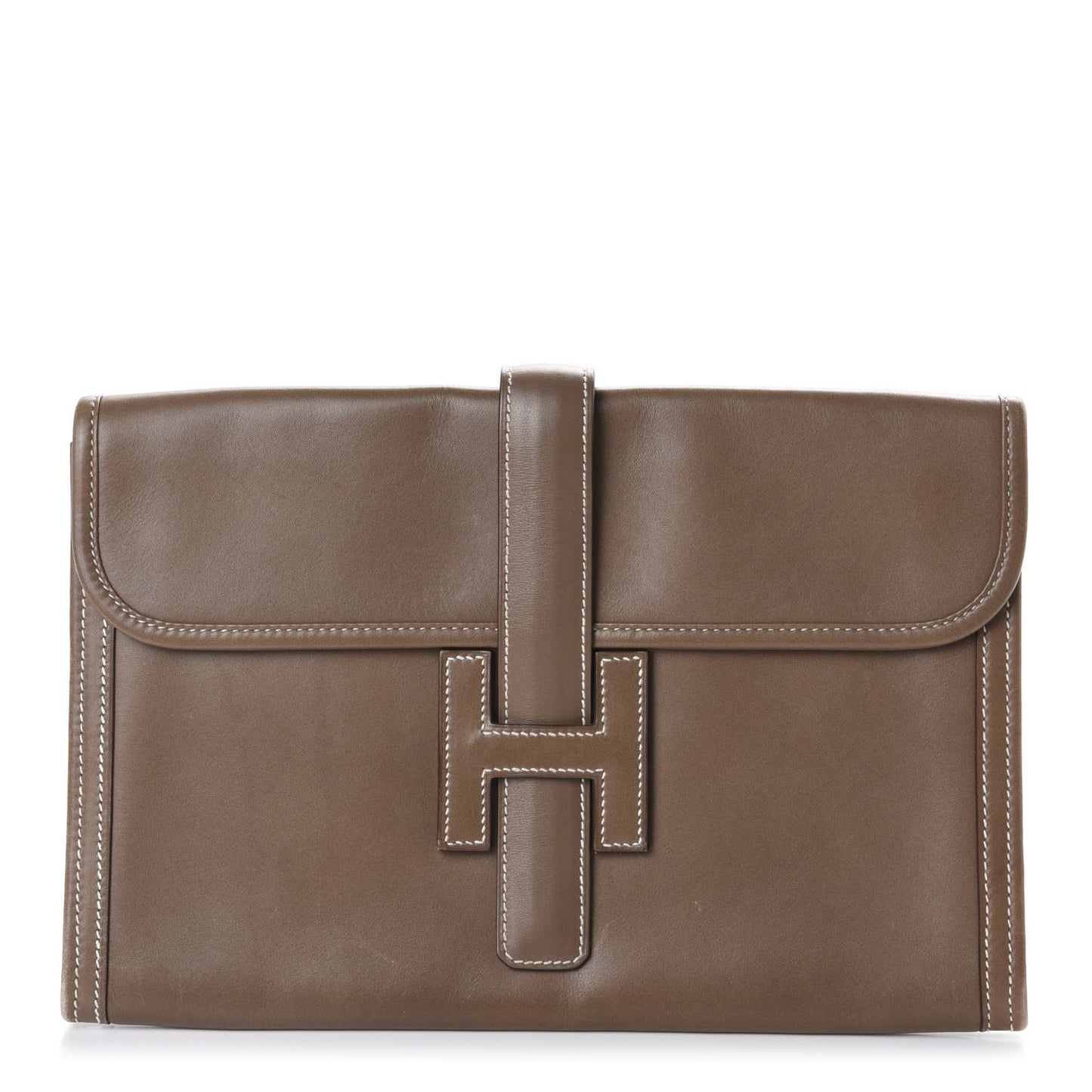Box Jige PM Clutch Etoupe