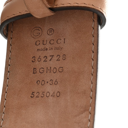 Gucci Calfskin 1973 Belt 90 36 Camelia 5 of 5