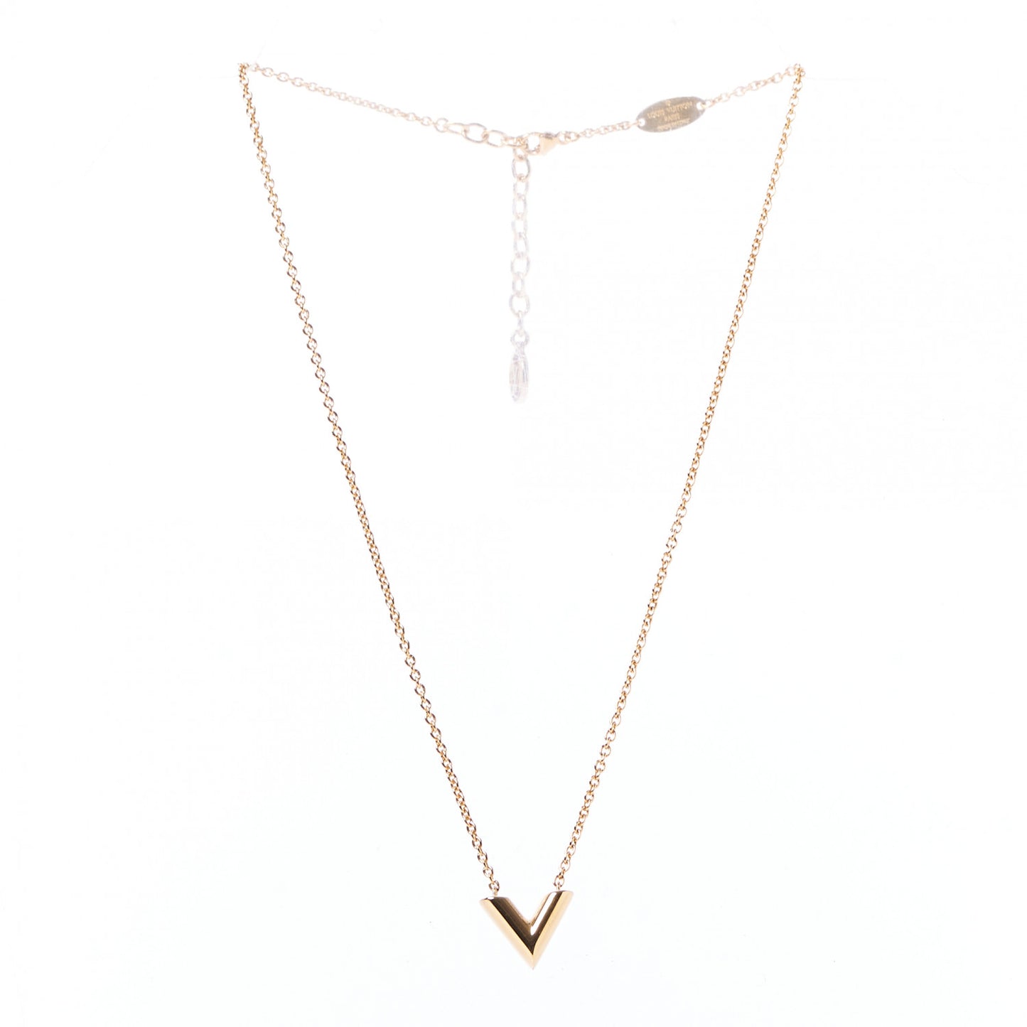 Essential V Necklace Gold