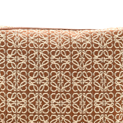 Loewe Jacquard Anagram Calfskin Small Cubi Bag Tan Pecan 7 of 9