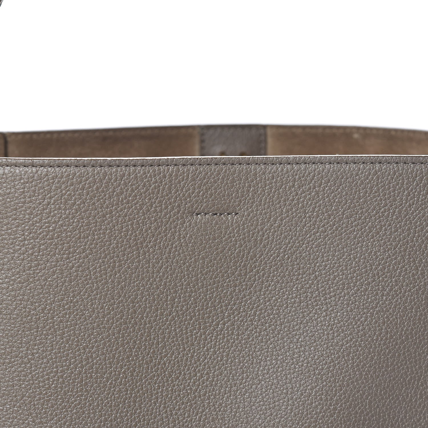 Celine Soft Grained Calfskin Sangle Bucket Bag Taupe 11 of 11
