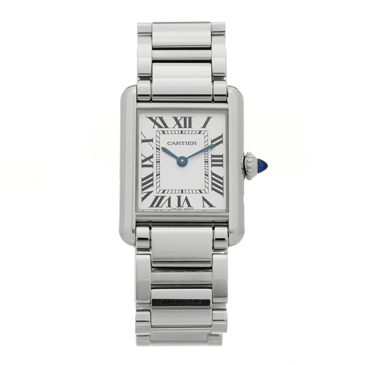 Cartier Stainless Steel 22mm Tank Must Quartz Watch 1 of 5