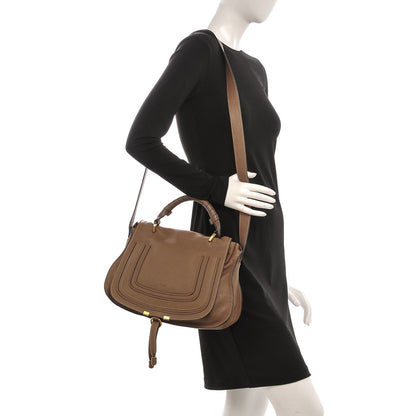 Chloe Calfskin Medium Marcie Satchel Nut 2 of 6