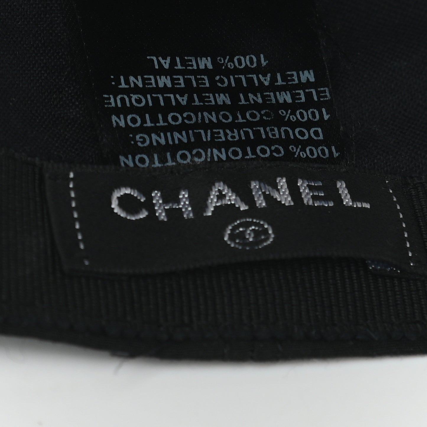 Cotton CC Cap Hat Black