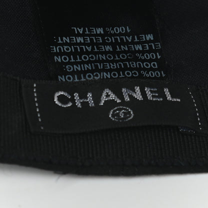 Chanel Cotton CC Cap Hat Black 8 of 8