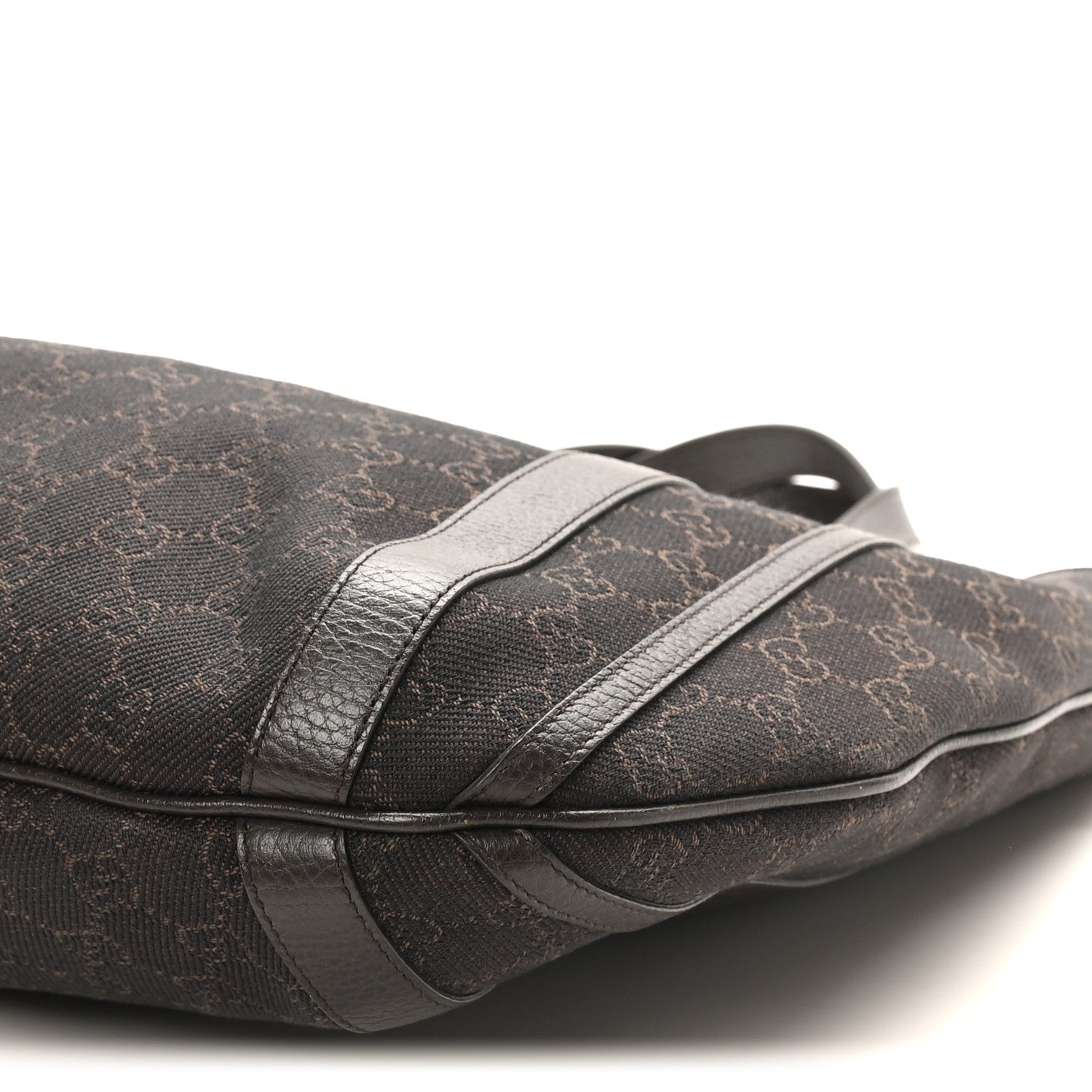 Gucci Monogram Medium Abbey Convertible Tote Dark Brown 10 of 10