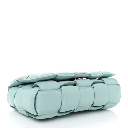 Bottega Veneta Lambskin Maxi Intreccio Padded Chain Cassette Crossbody Bag Spearmint 4 of 9