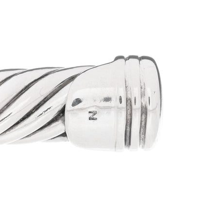 David Yurman Sterling Silver 14K Yellow Gold 5mm X Station Cable Bracelet 4 of 4