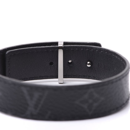 Louis Vuitton Monogram Eclipse LV Slim Bracelet 21 3 of 5