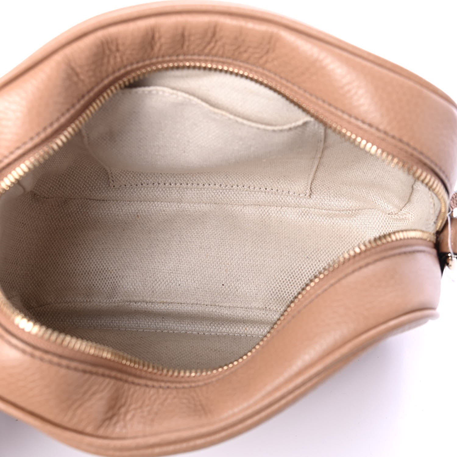 Gucci Pebbled Calfskin Small Soho Disco Bag Camelia 4 of 4