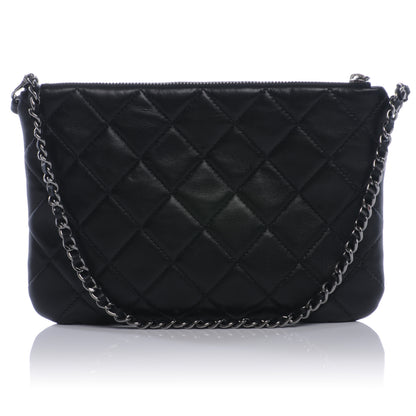 Chanel Lambskin Mineral Nights Flap Wristlet Black 3 of 11