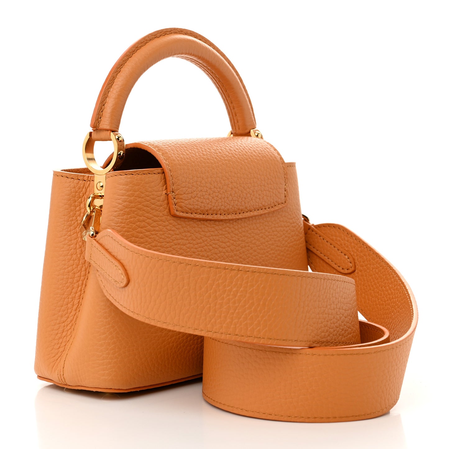 Taurillon Mini Capucines Safran Imperial