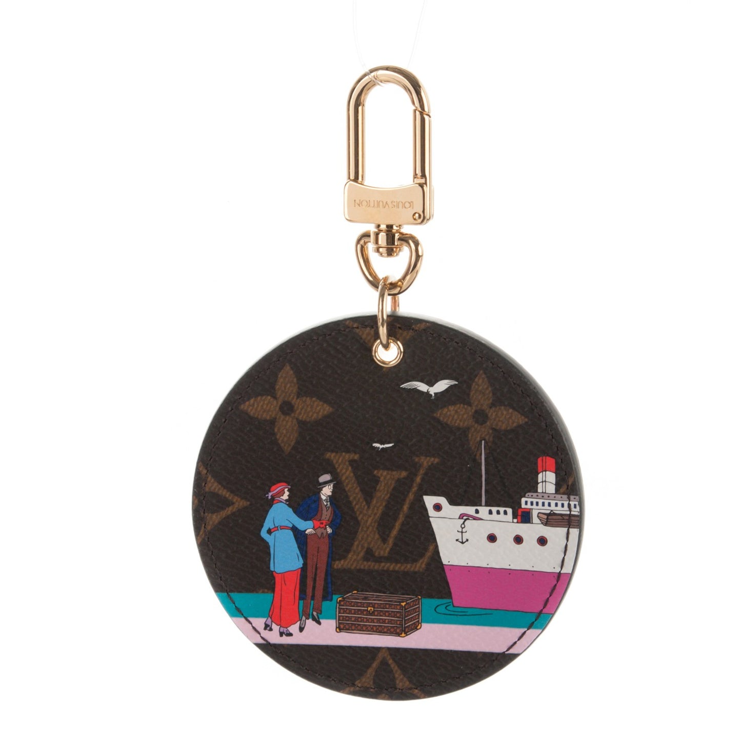 Monogram 2016 Christmas Animation Bag Charm Key Ring