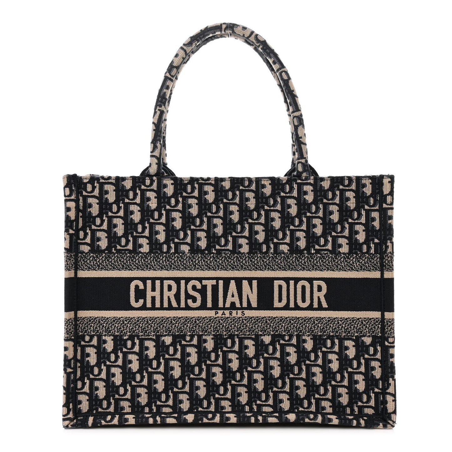 Oblique Medium Book Tote Blue Multicolor