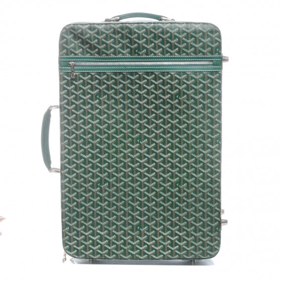 Goyard Goyardine Rolling Suitcase Trolley PM Green 11 of 11