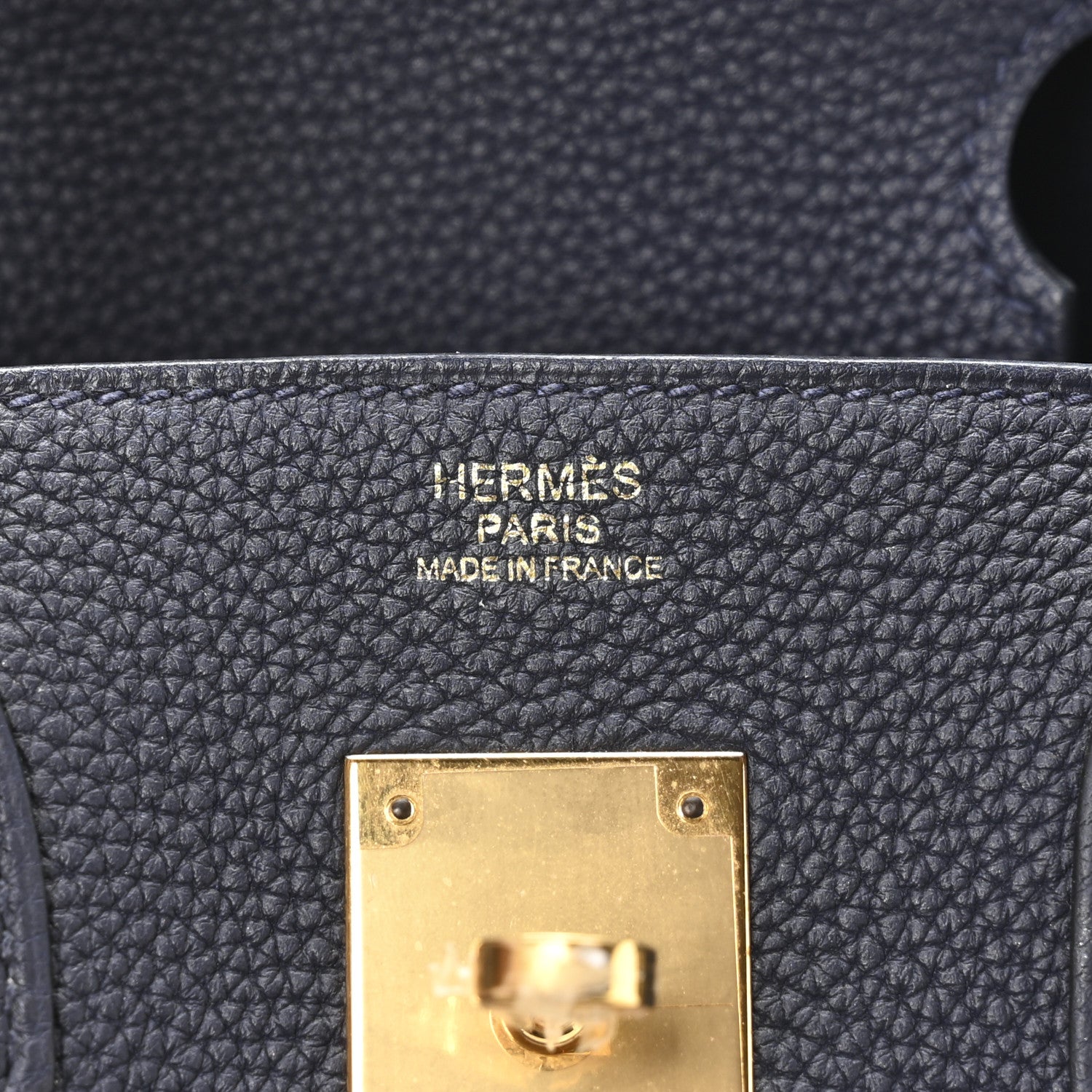 Hermes Togo Birkin 30 Bleu Nuit 6 of 10