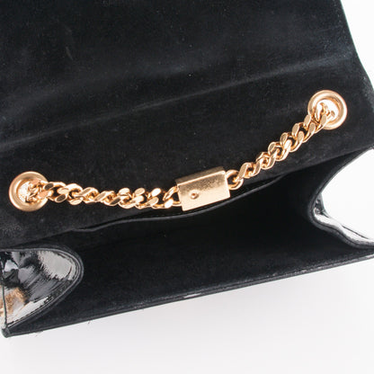Saint Laurent Patent Small Monogram Kate Satchel Black 5 of 6