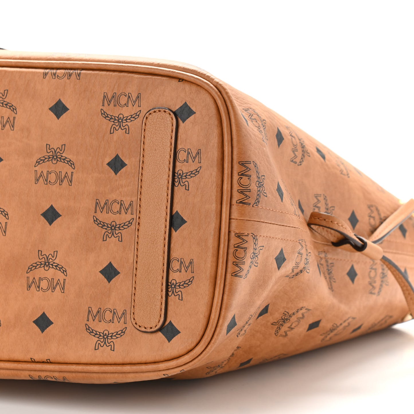 Visetos Medium Liz Reversible Shopper Tote Cognac