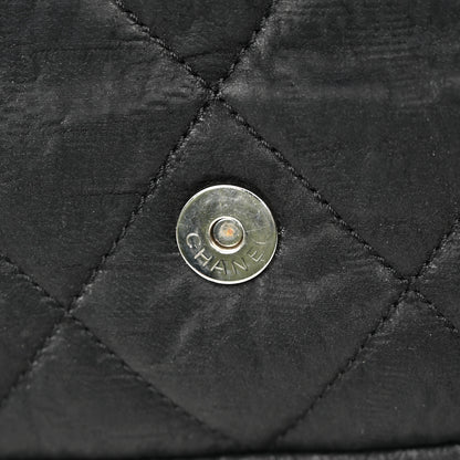 Chanel Coated Canvas Quilted Le Marais Flap Black 14 of 15