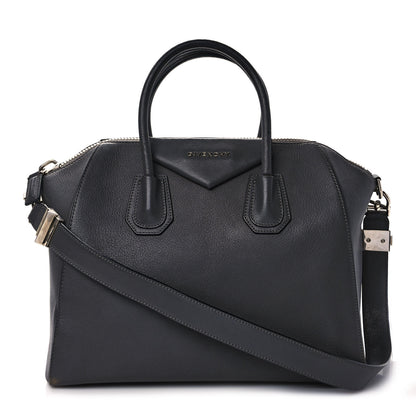 Givenchy Sugar Goatskin Medium Antigona Dark Grey 1 of 12