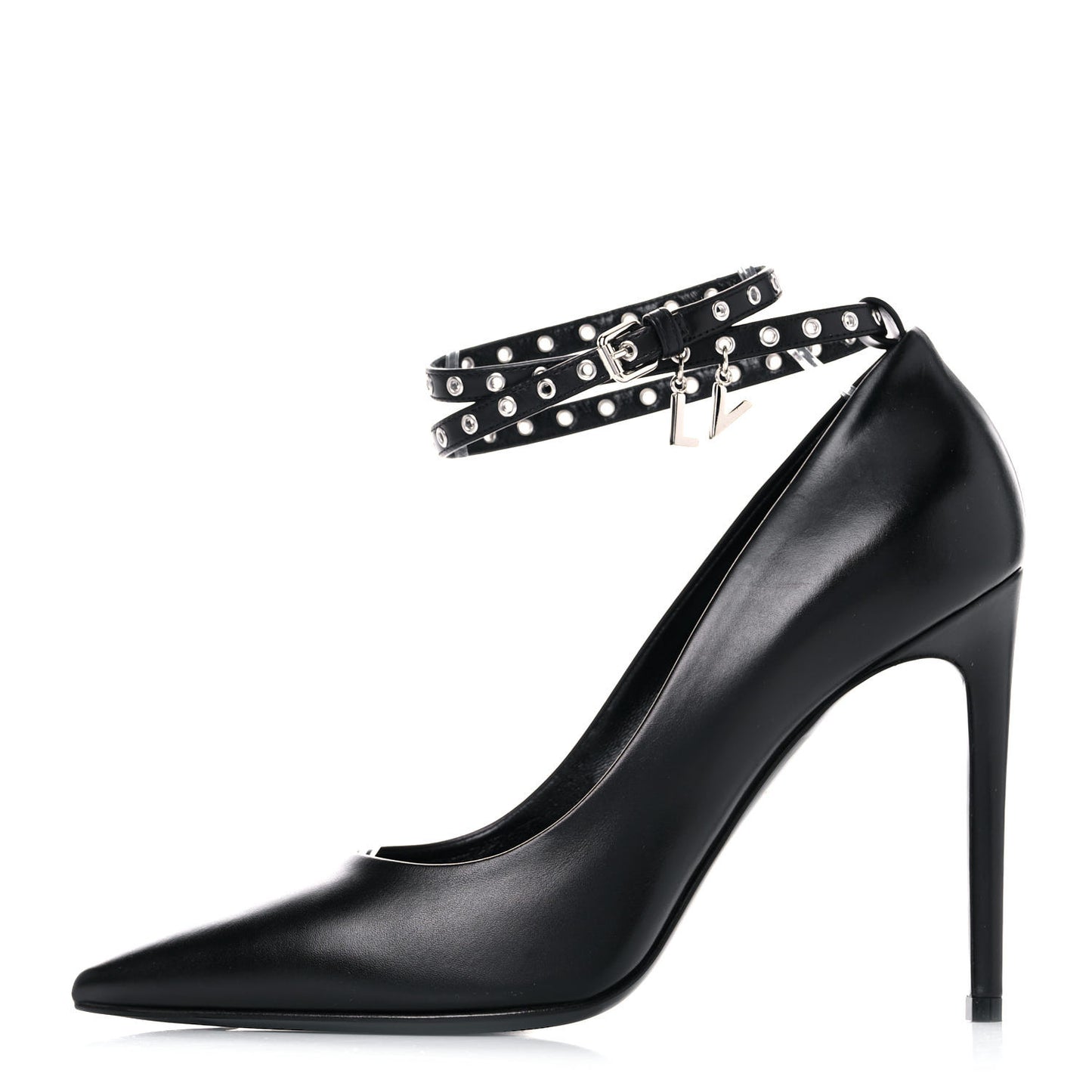 Calfskin Call Back Pumps 38.5 Black