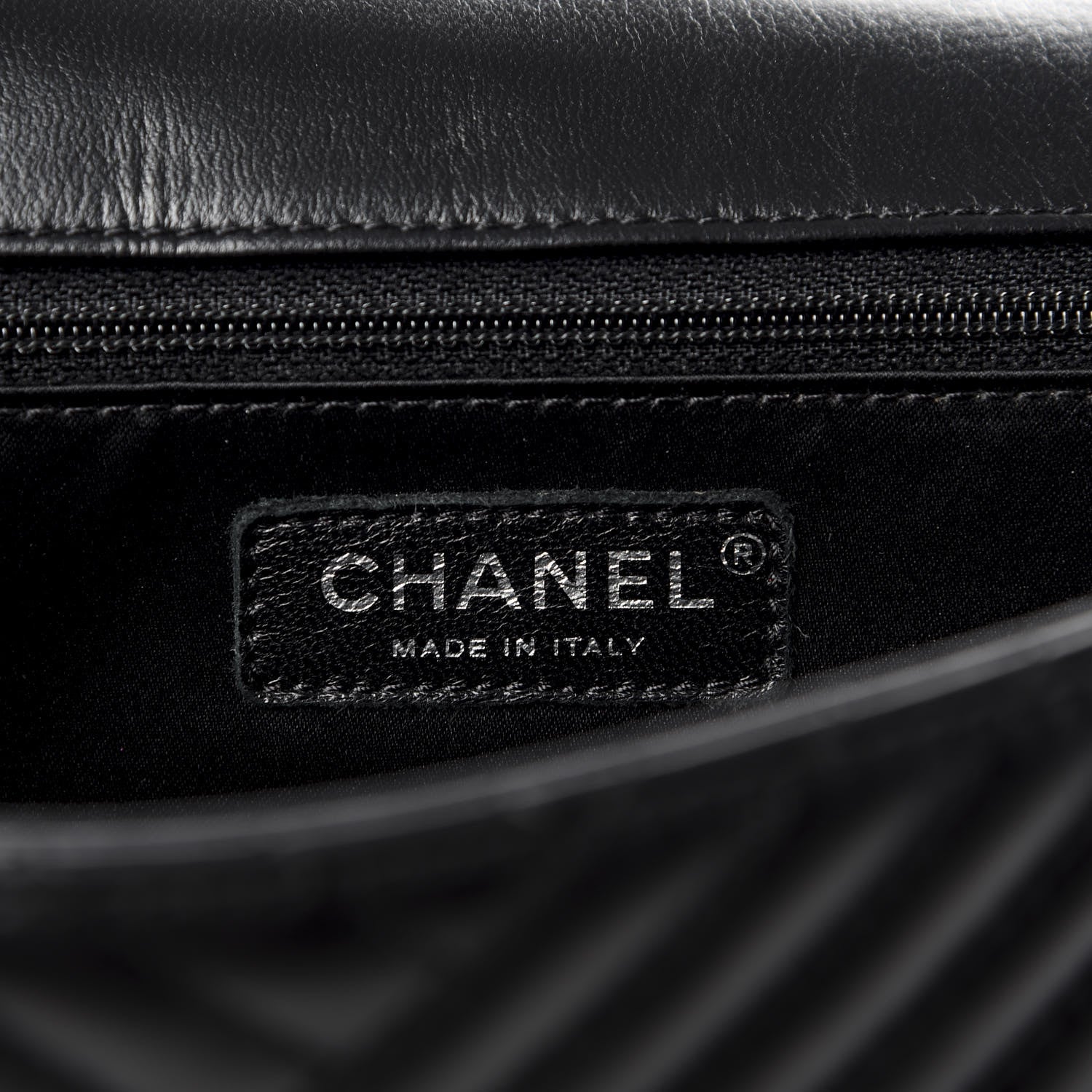 Chanel Lambskin Large CC Crossing Flap Black 7 of 8