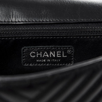 Chanel Lambskin Large CC Crossing Flap Black 7 of 8