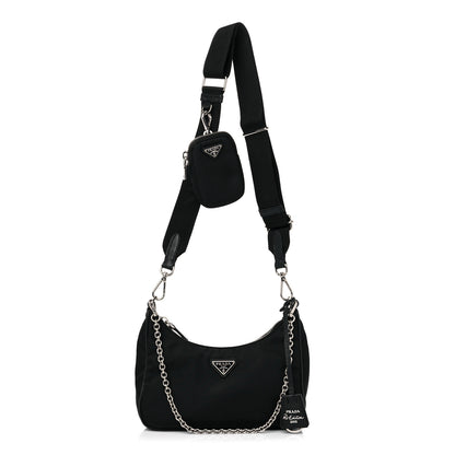 Prada Nylon Re-Edition 2005 Shoulder Bag Black 1 of 11