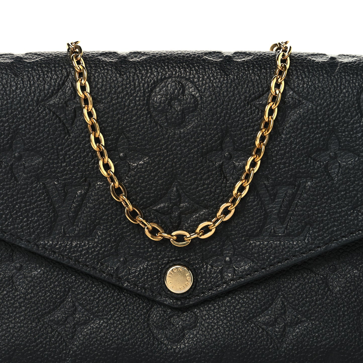 Empreinte Pochette Felicie Chain Wallet Black