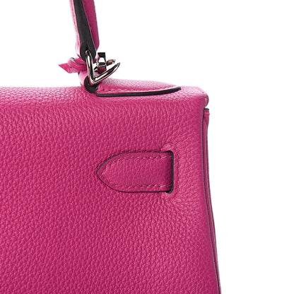 Hermes Togo Kelly Retourne 28 Rose Pourpre 33 of 37
