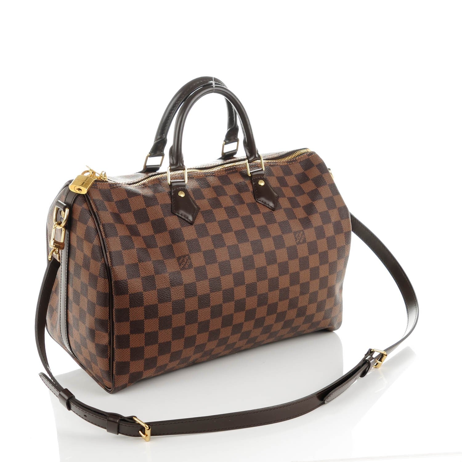Louis Vuitton Damier Ebene Speedy Bandouliere 35 3 of 8